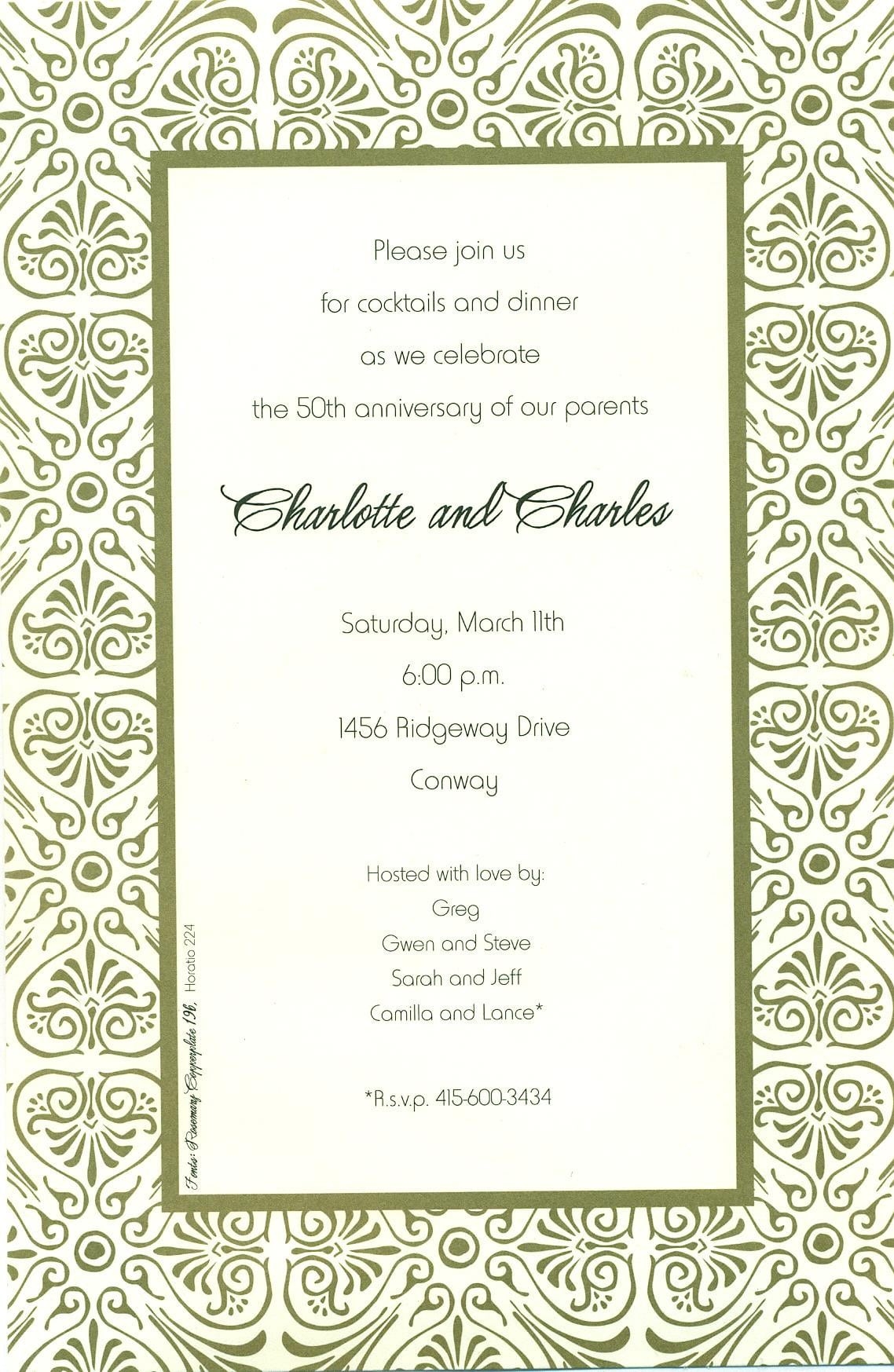 rehearsal dinner invitation template