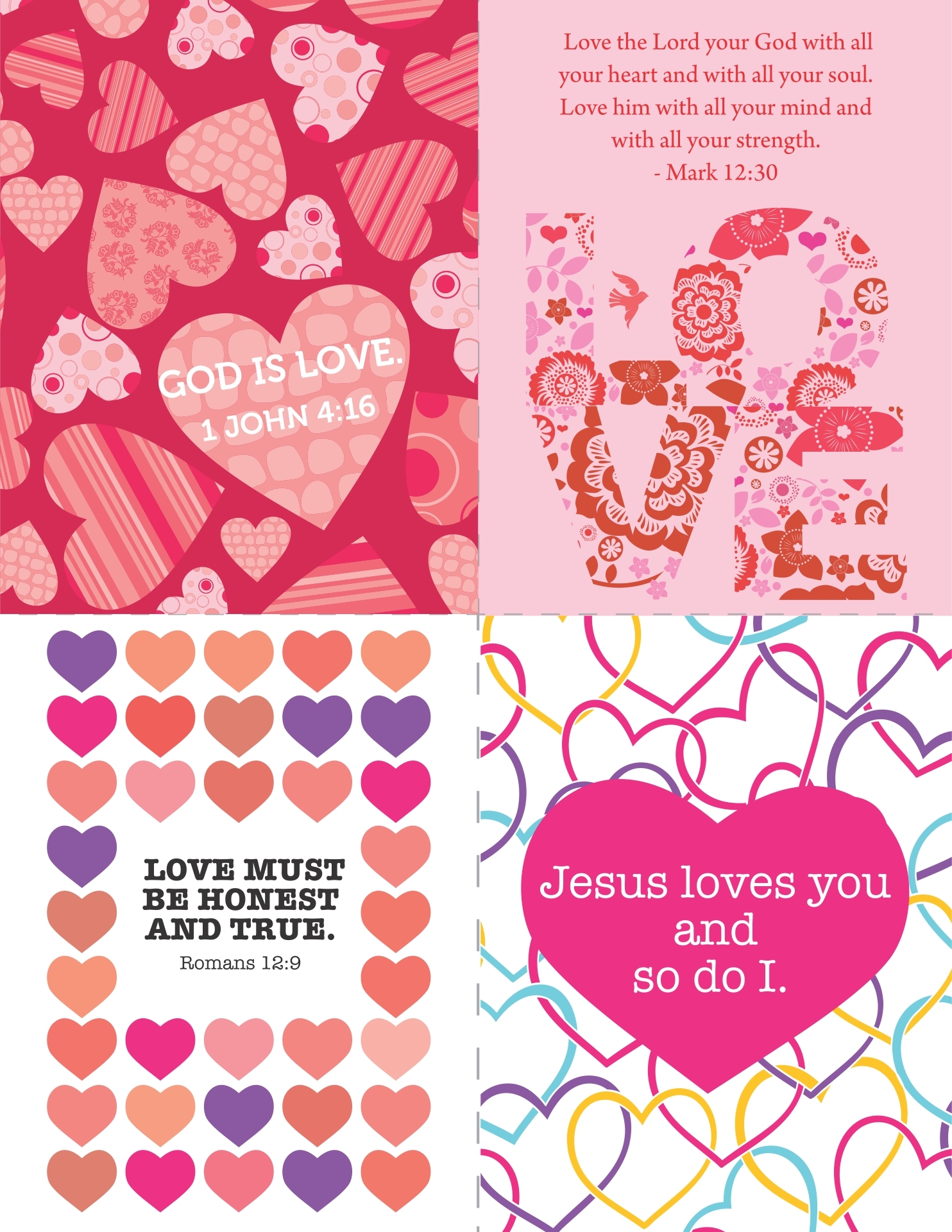Free Printable Religious Valentines Day Cards Free Templates Printable