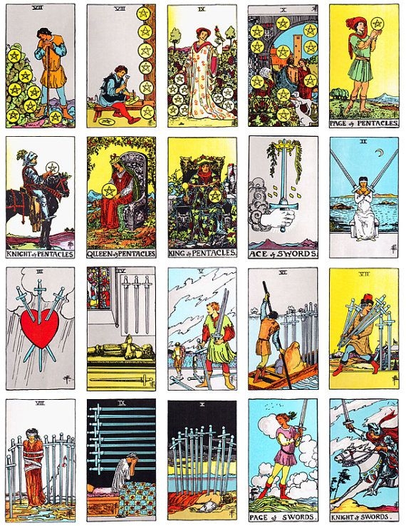 Free Printable Rider Waite Tarot Cards Mensneo