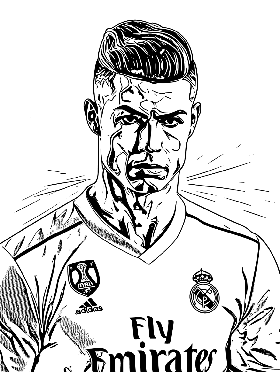 Ronaldo Coloring Pages