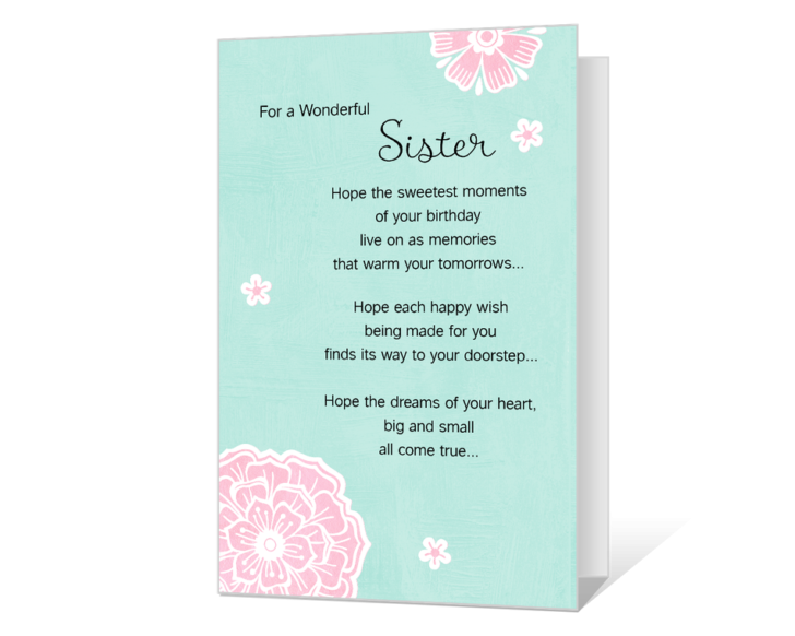 Free Printable Sister Cards Free Printable Card