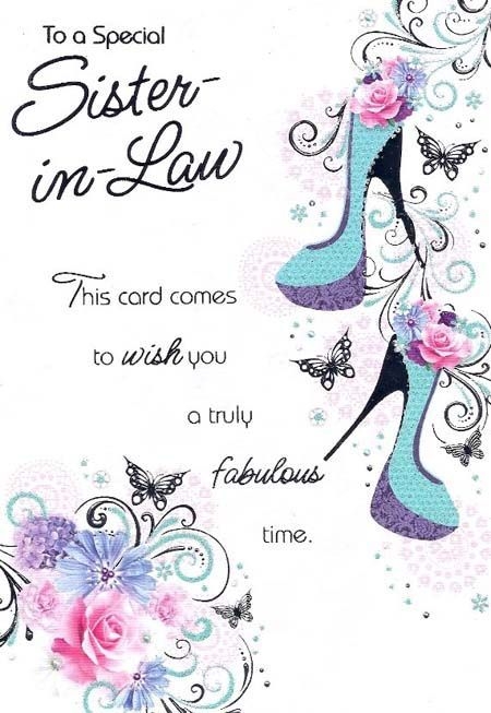 Free Printable Sister In Law Birthday Cards Free Templates Printable