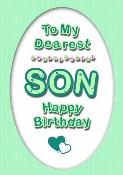 Free Printable Son Birthday Cards Free Printable Card