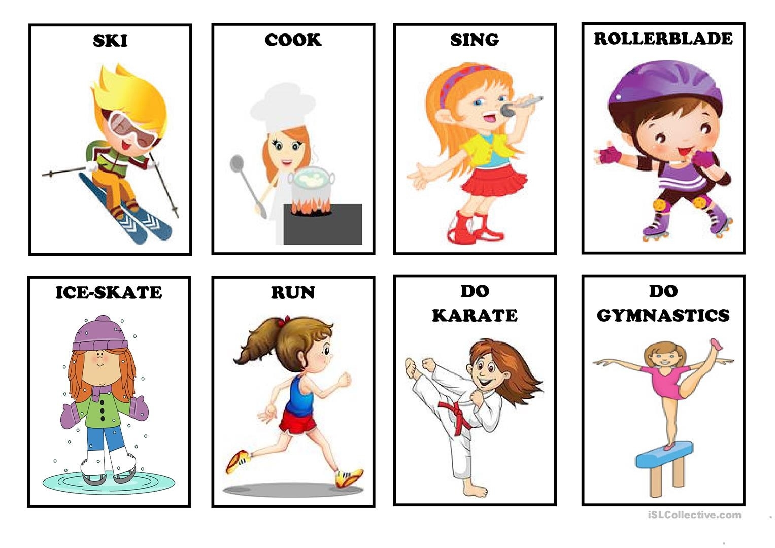 Free Printable Spanish Verb Flashcards Free Printable