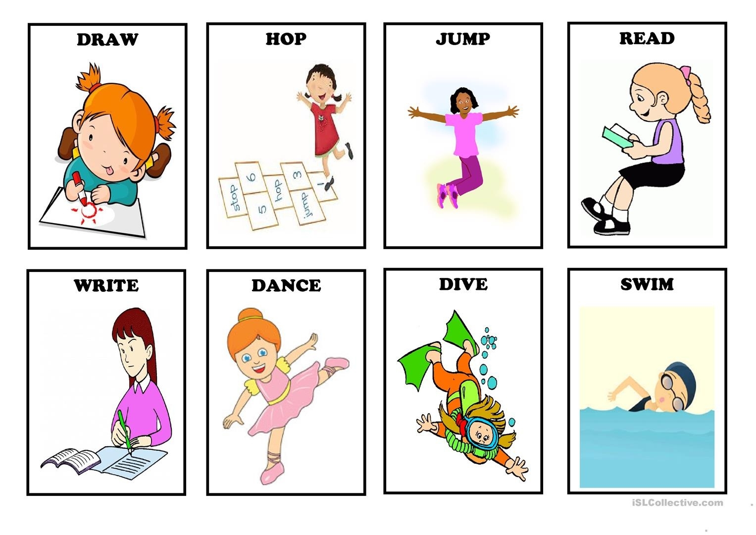 Free Printable Spanish Verb Flashcards Free Printable