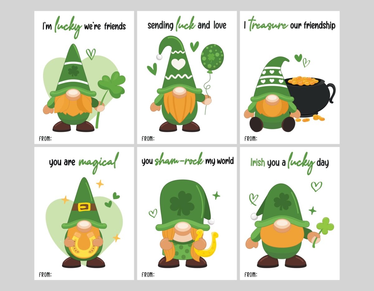 free printable st patrick's day cards to color