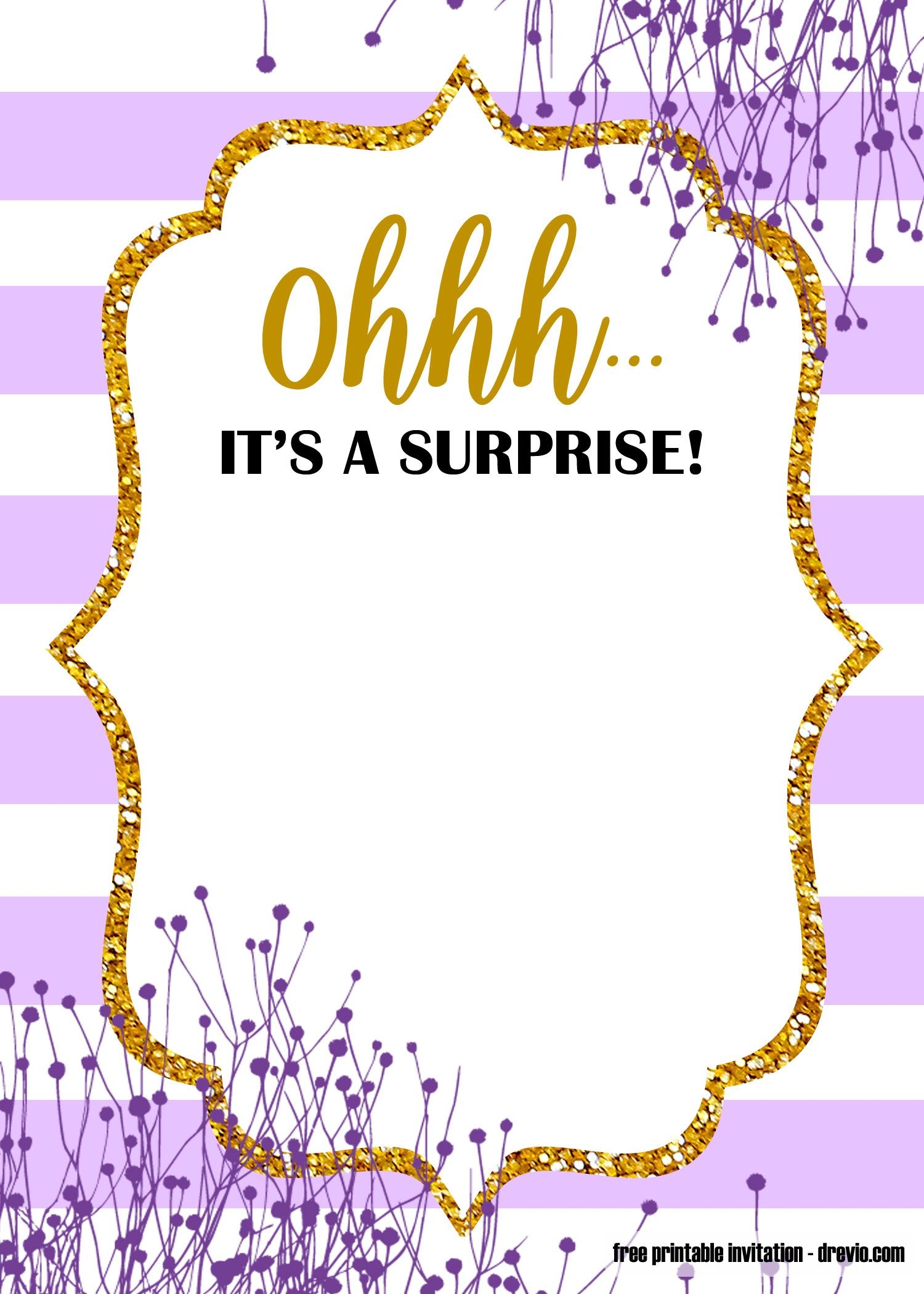free birthday invitations template