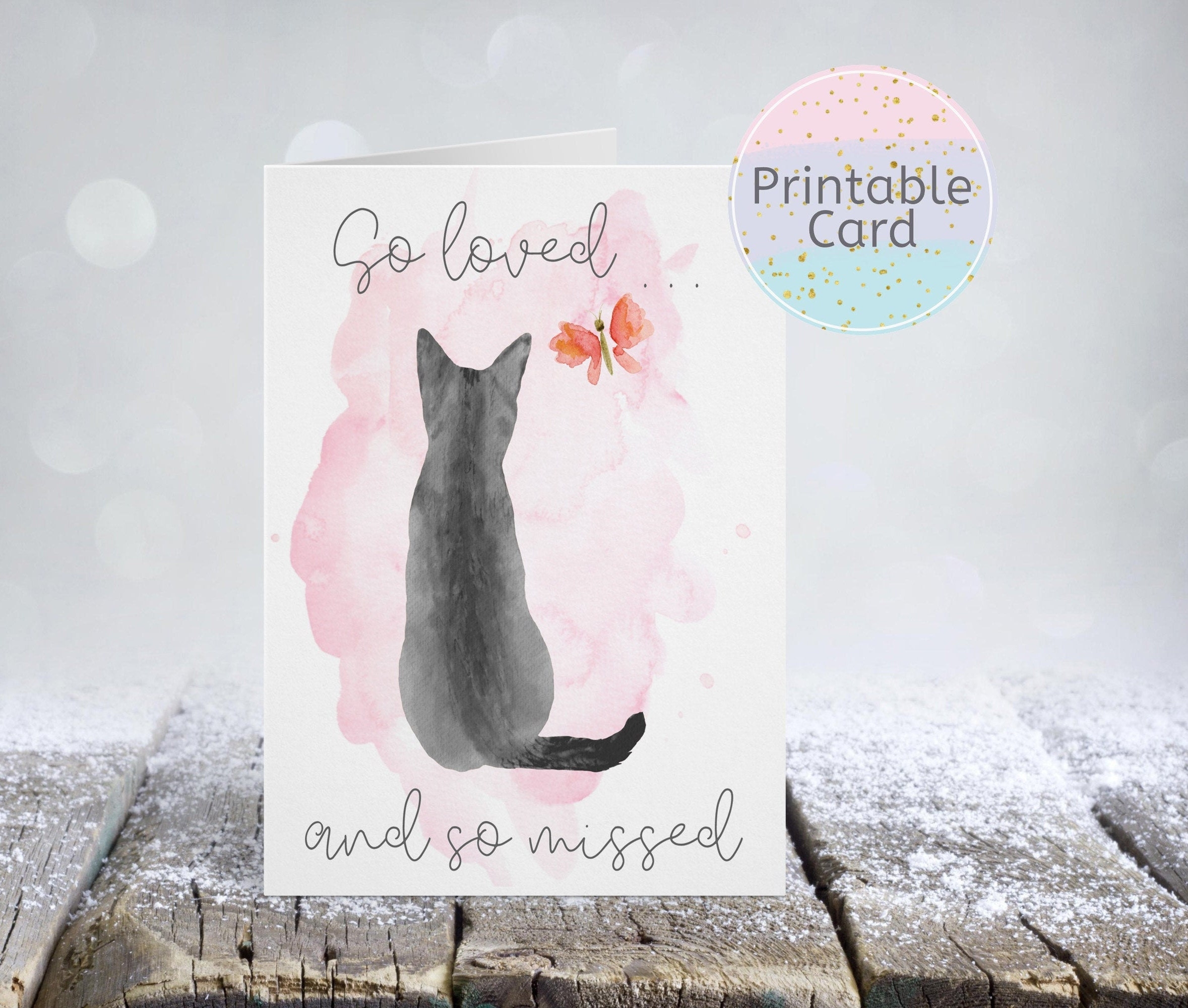 free printable sympathy card for pet