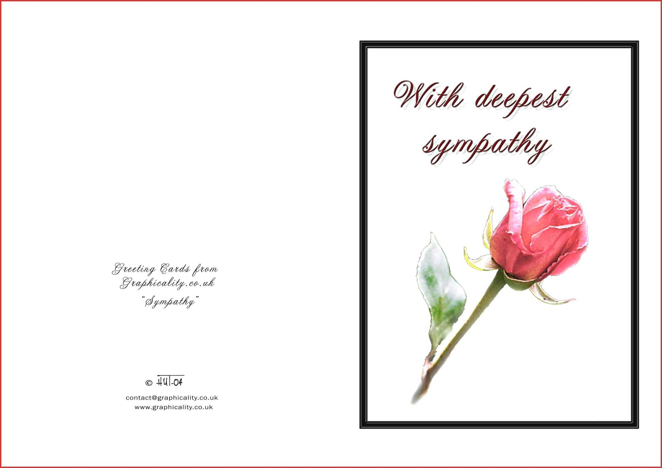 free printable sympathy cards download