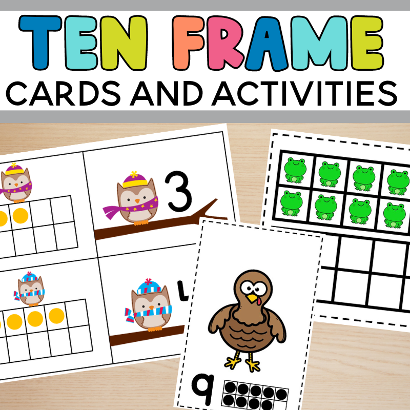 Free Printable Ten Frame Cards And Activities Sarah 40 OFF