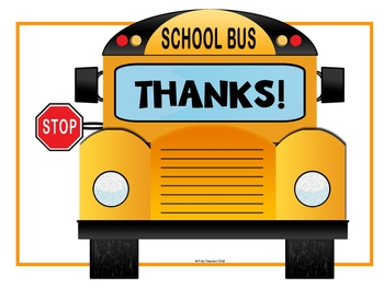 Free Printable Thank You Bus Driver Cards Transferhost