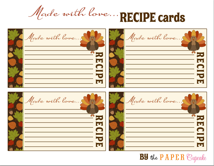 Free Printable Thanksgiving Cards In PDF