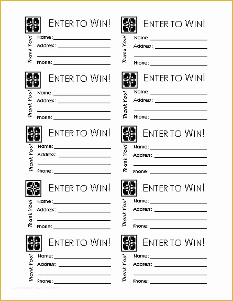 free printable ticket template