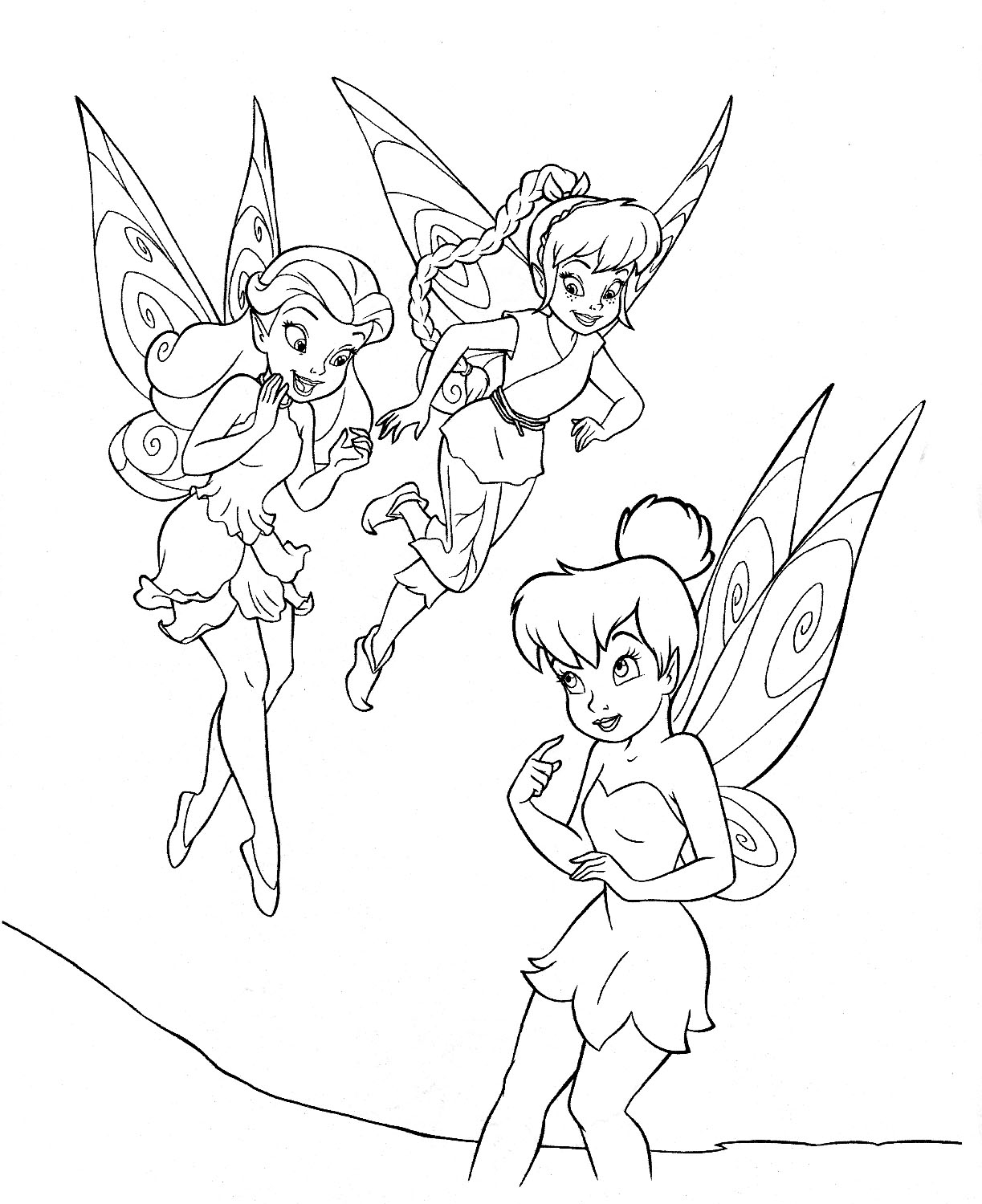 Tinkerbell Coloring Pages