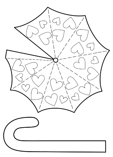 Free Printable Umbrella Templates Just Family Fun Worksheets Library