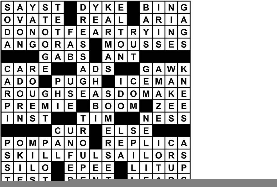 Free Printable Universal Crossword Puzzle Printable Crossword Puzzles 