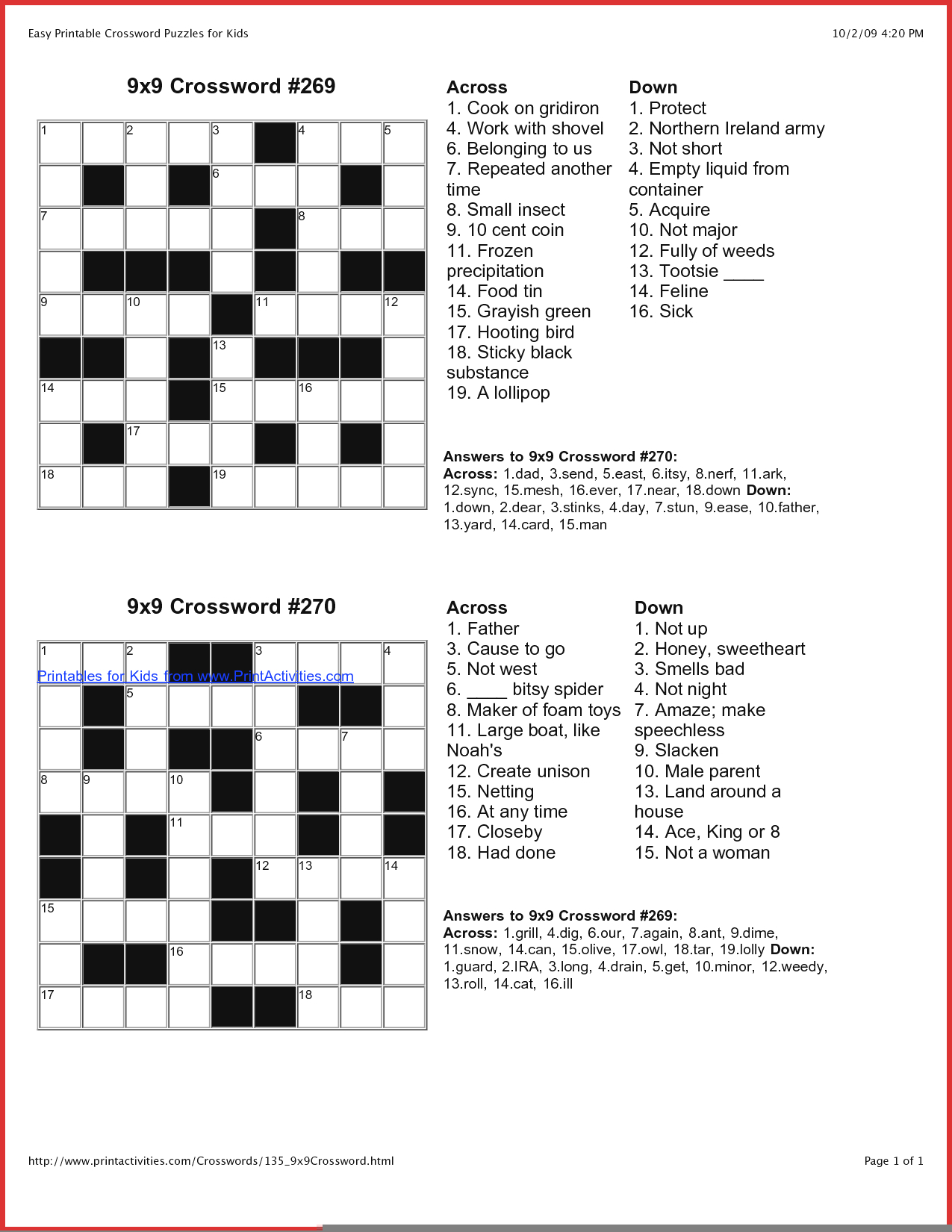 Free Printable Universal Crossword Puzzles Printable Crossword Puzzles