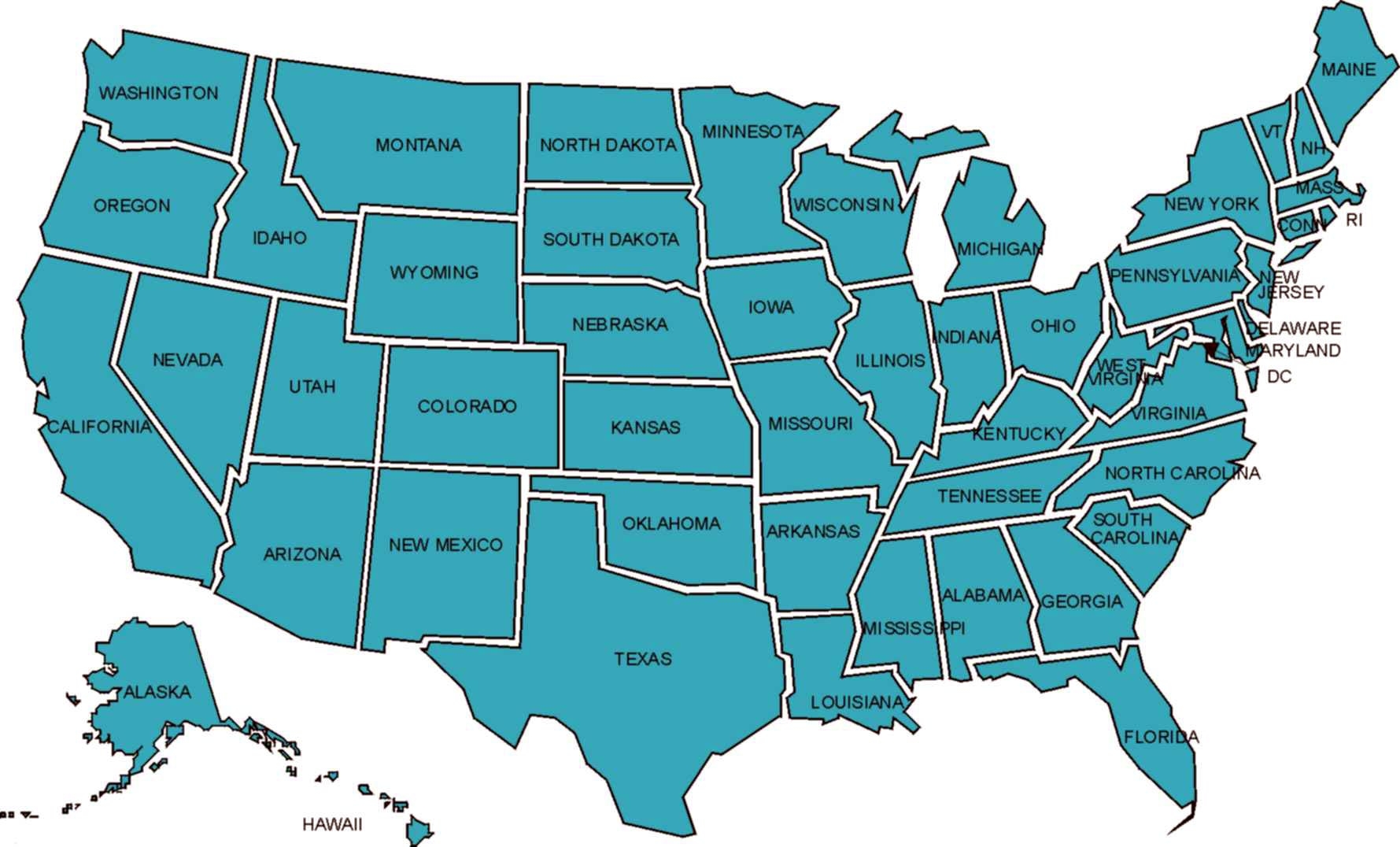 printable picture of usa