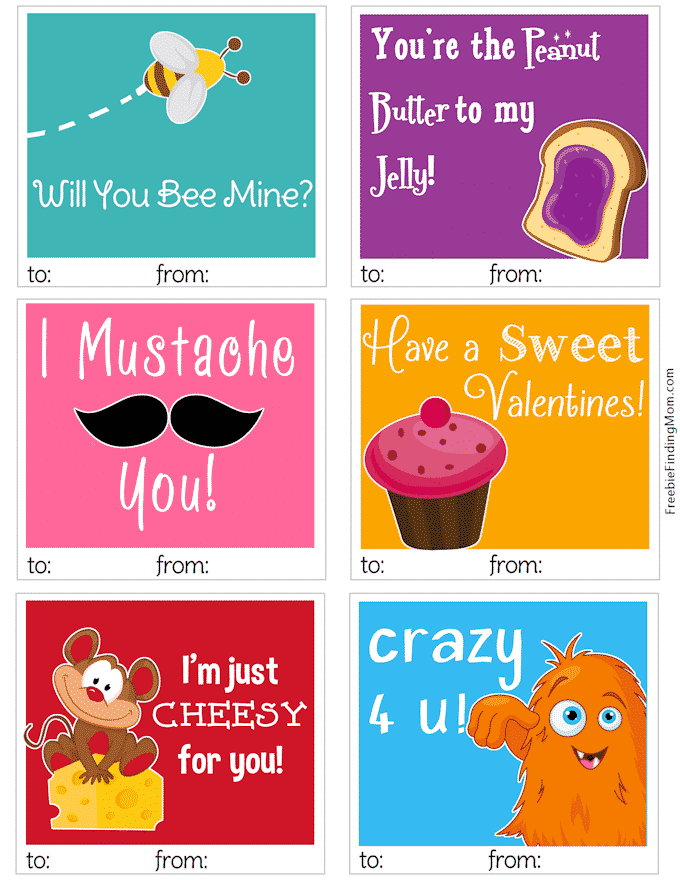 Free Printable Valentine Cards For Kids