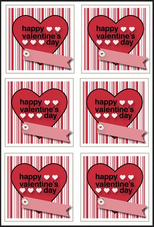 free printable small valentines day cards