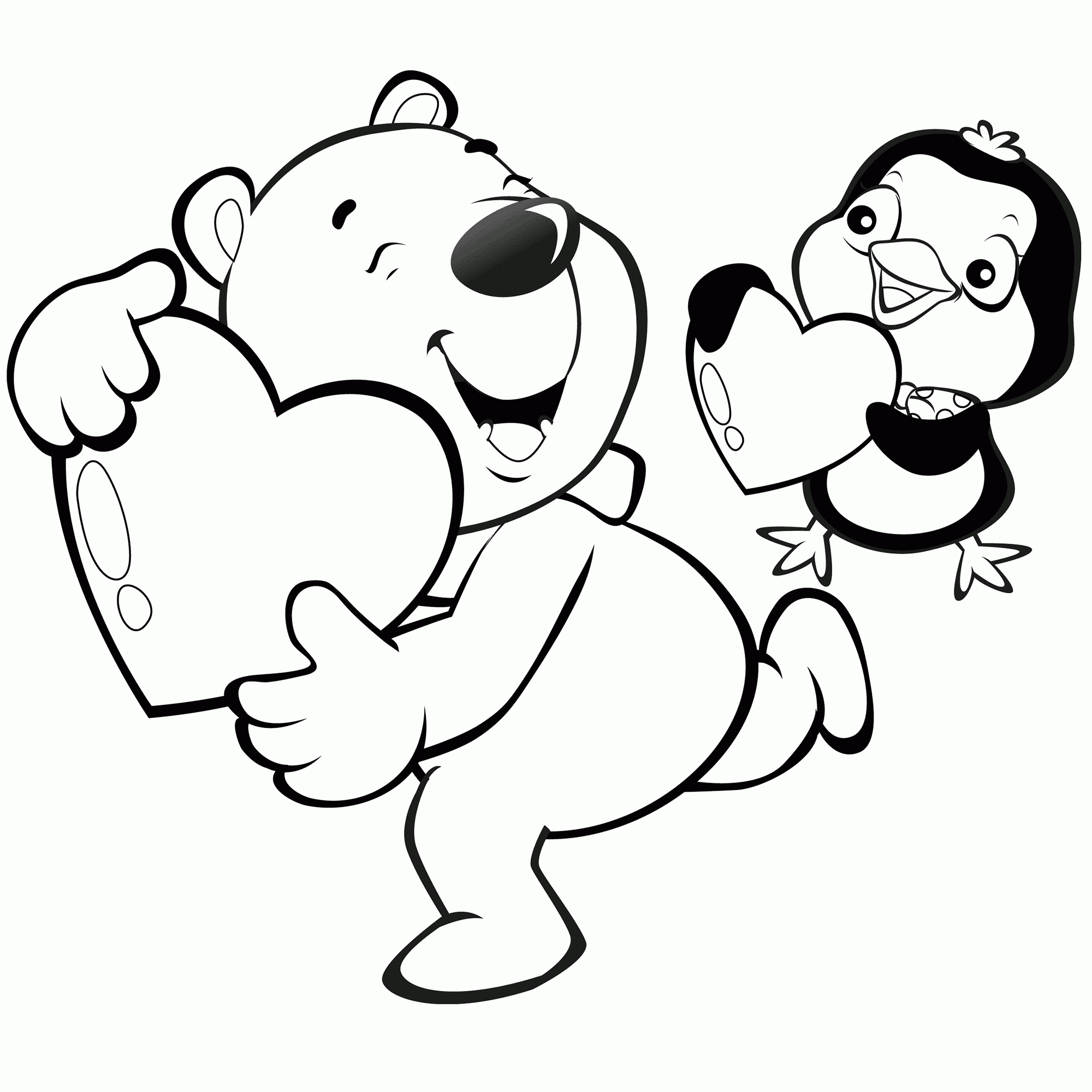 Free Valentine Coloring Pages