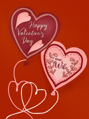 Free Printable Valentines Day Wife Cards Create And Print Free 