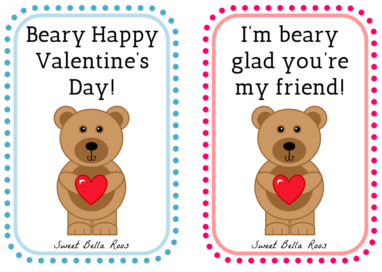 free printable valentines cards for friends