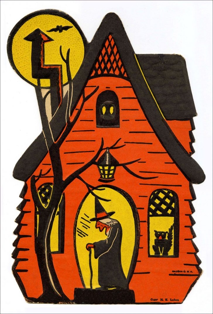 Free Printable Vintage Halloween Clip Art Gero32Bit Vintage Free