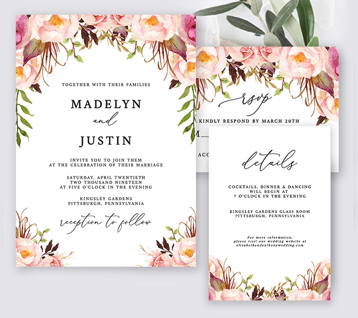 Free Printable Wedding Invitation Templates Infoupdate