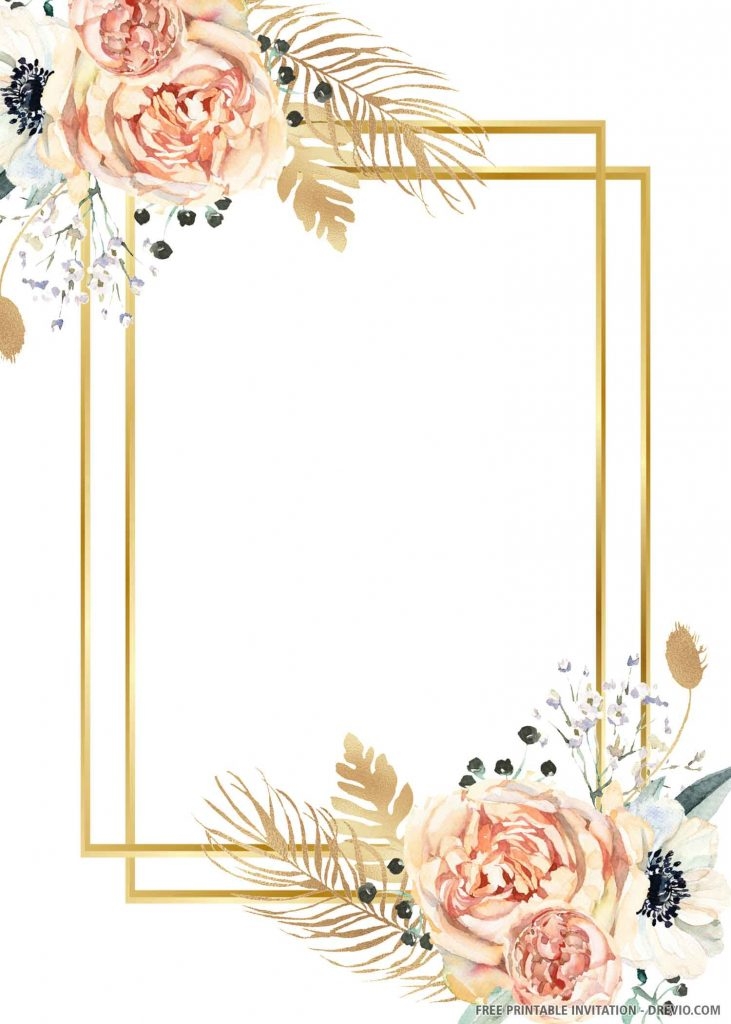 free wedding invitations template