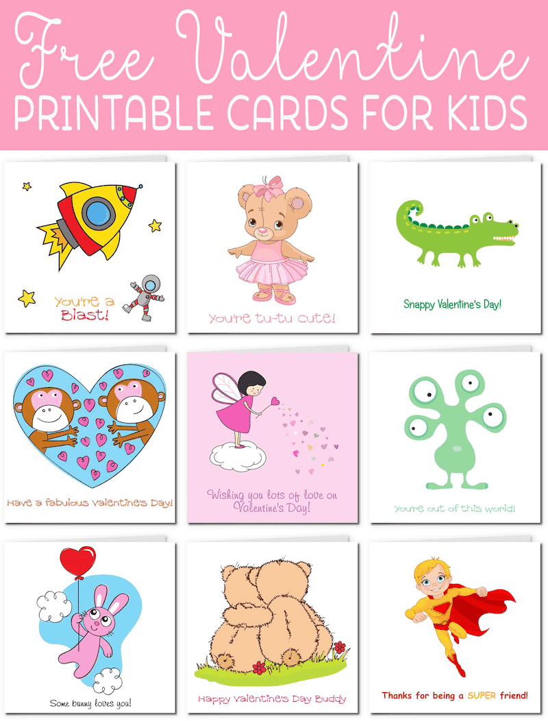 free printable valentines card template