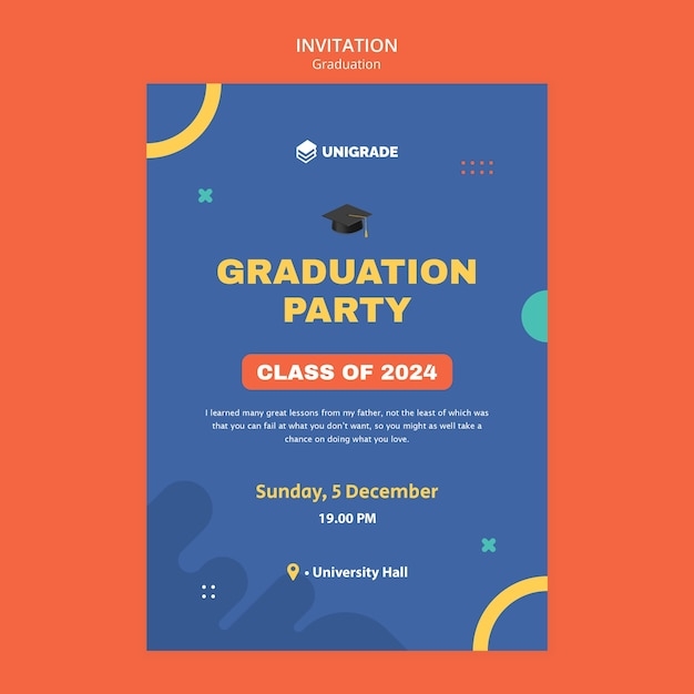 graduation ceremony invitation template word