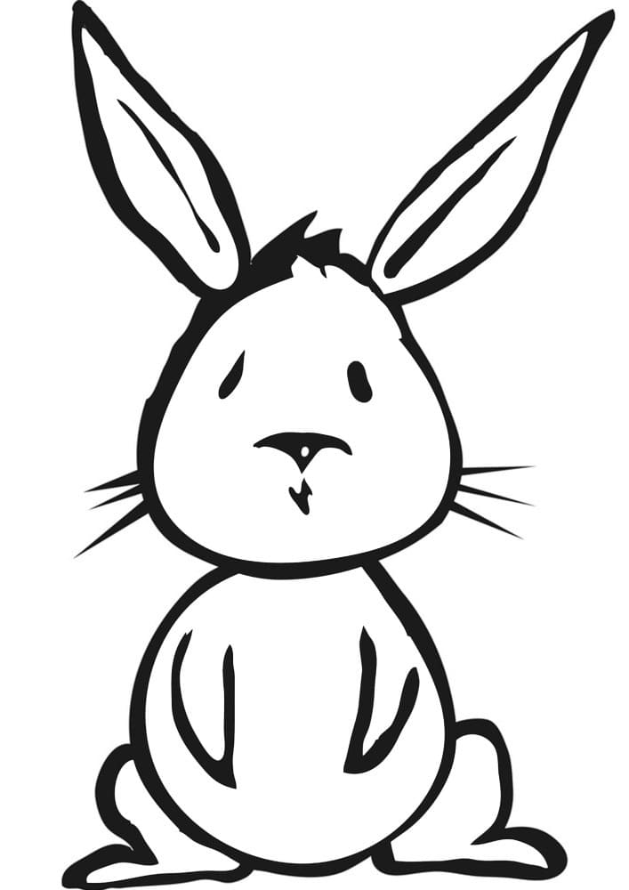 free coloring pages rabbit