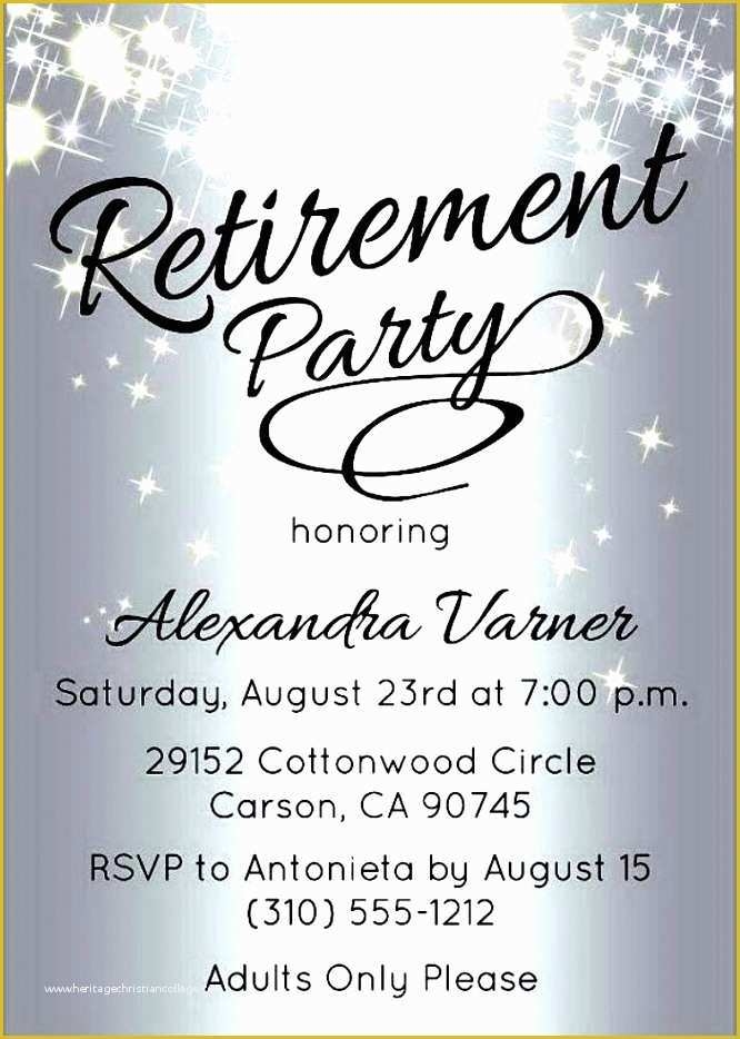 retirement party invitation templates free