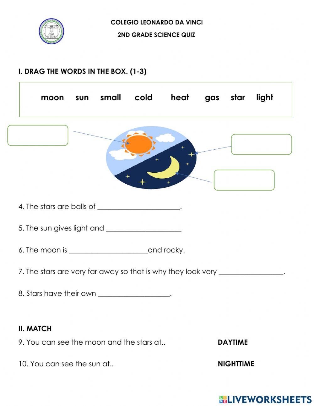 Free Science For 2nd Graders Worksheet Download Free Science For 2nd 