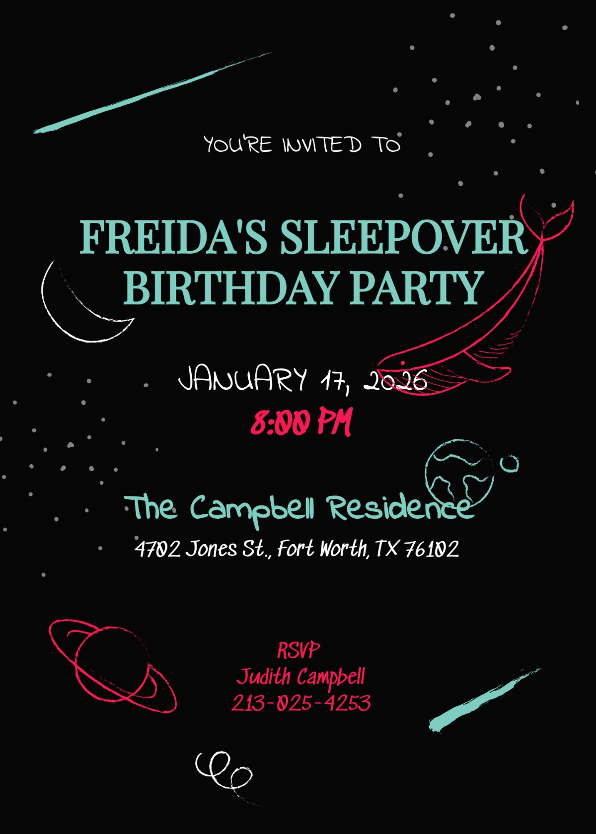 FREE Sleepover Invitation Templates Examples Edit Online Download
