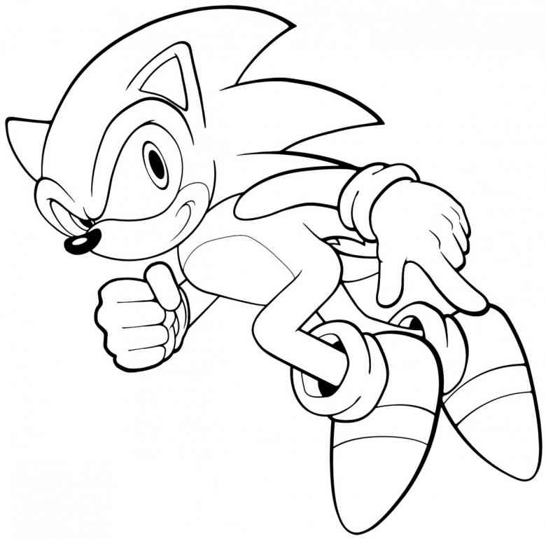 Free Sonic Coloring Pages Coloring Home