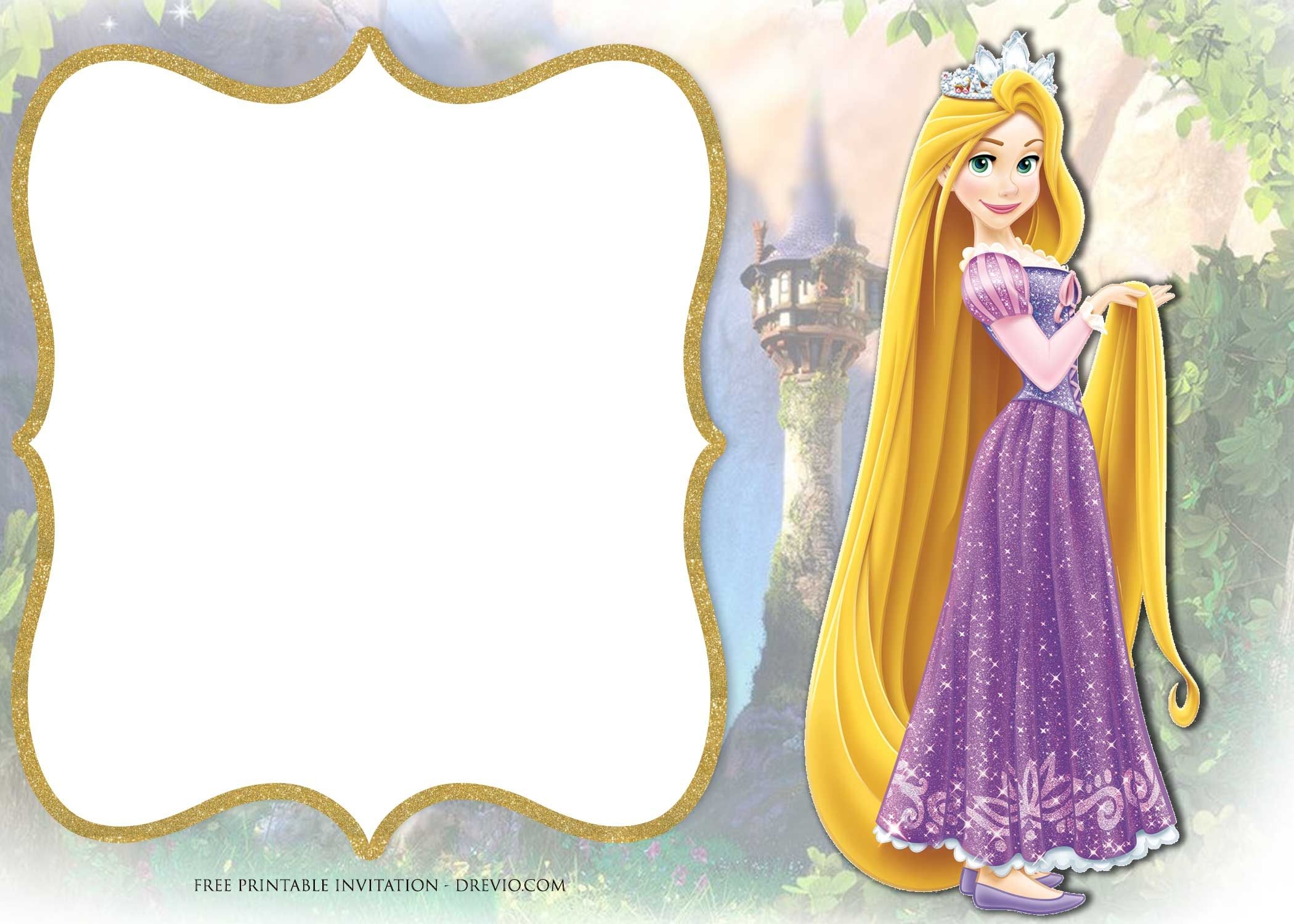 Free Tangled Invitations Templates Content Calendar Template