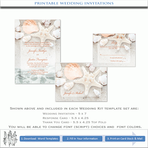 Free Templates Wedding Invitations Printable