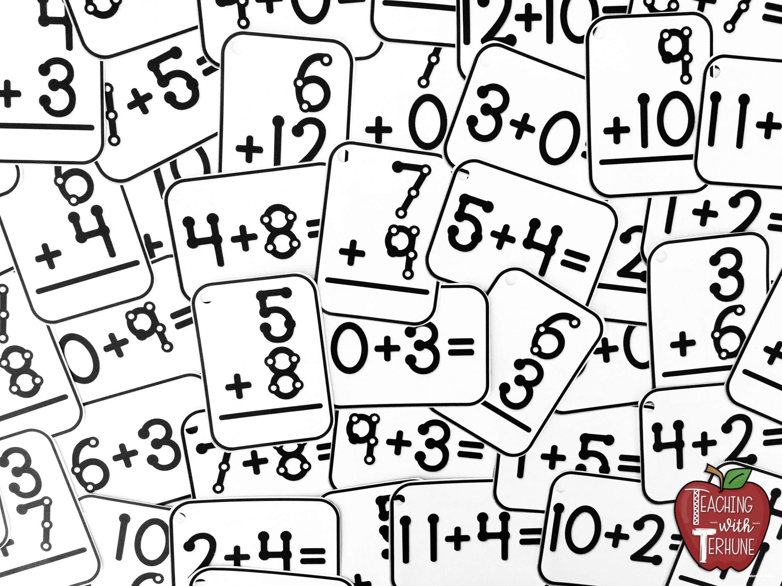 Free Touch Math Printable Flash Cards Templates Printable