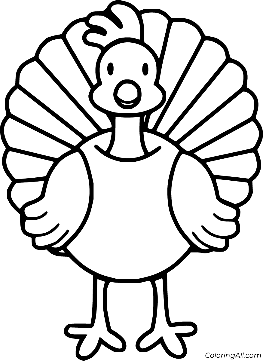 free printable coloring pages turkey