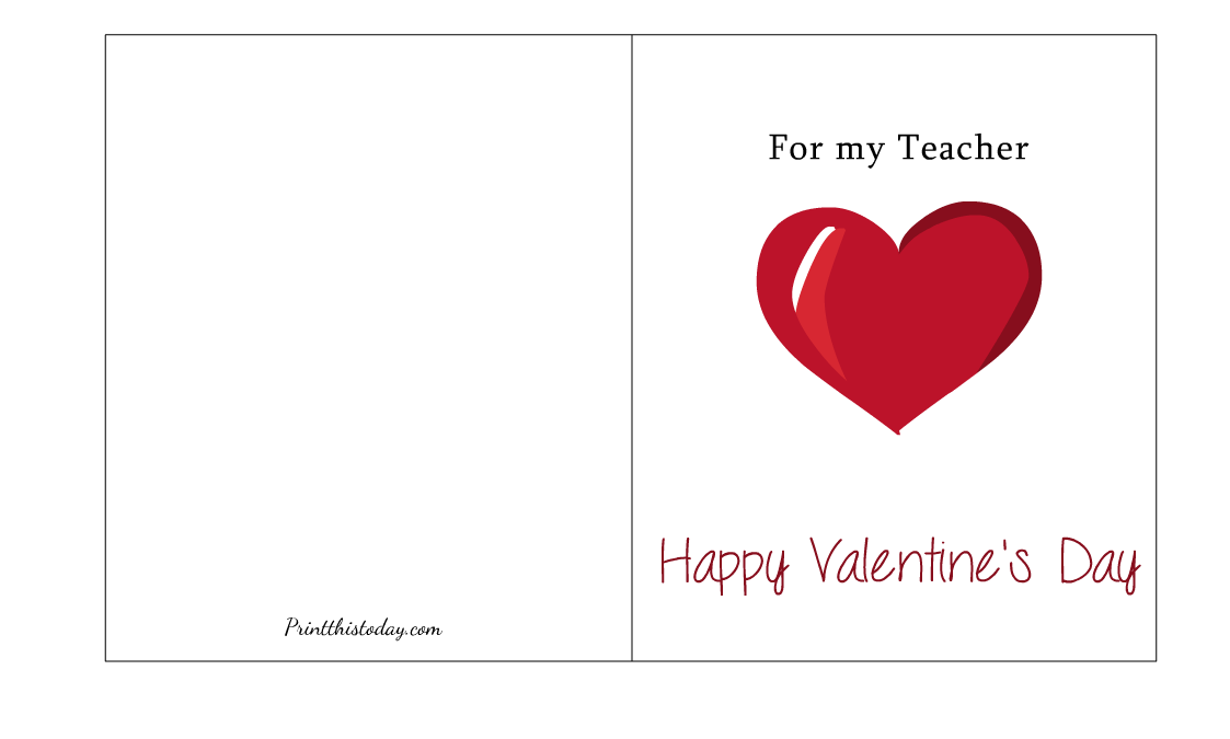Free Valentine Teacher Printables Teacher Valentine Cards Valentines