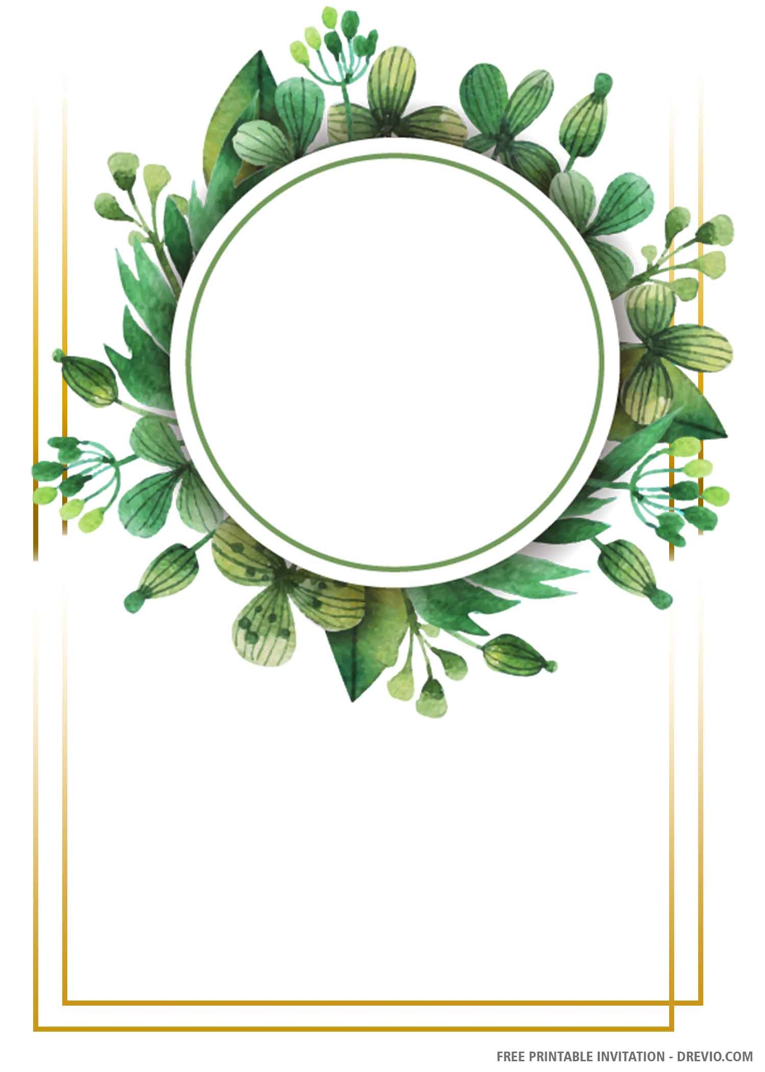free printable wedding invitation templates