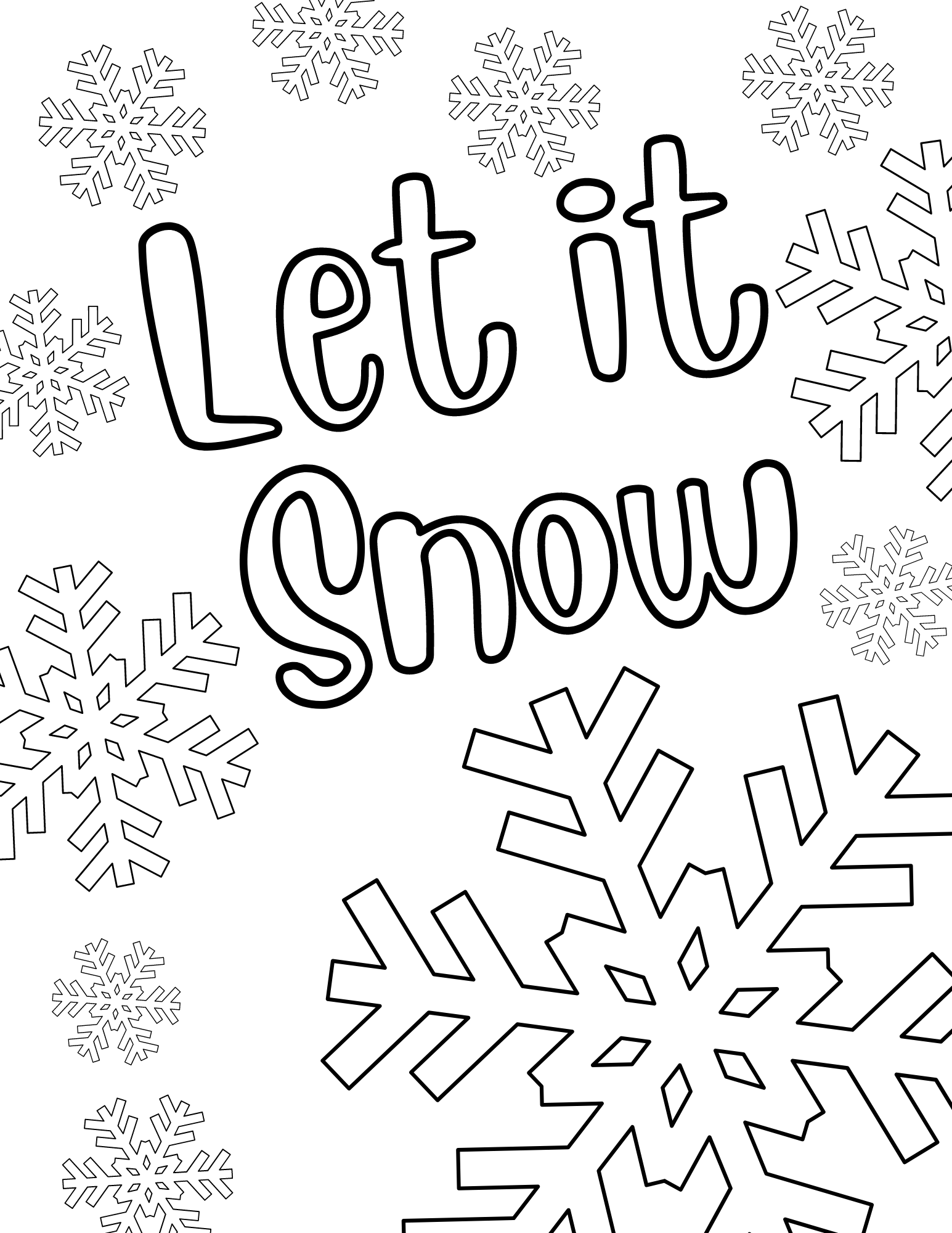 printable winter picture