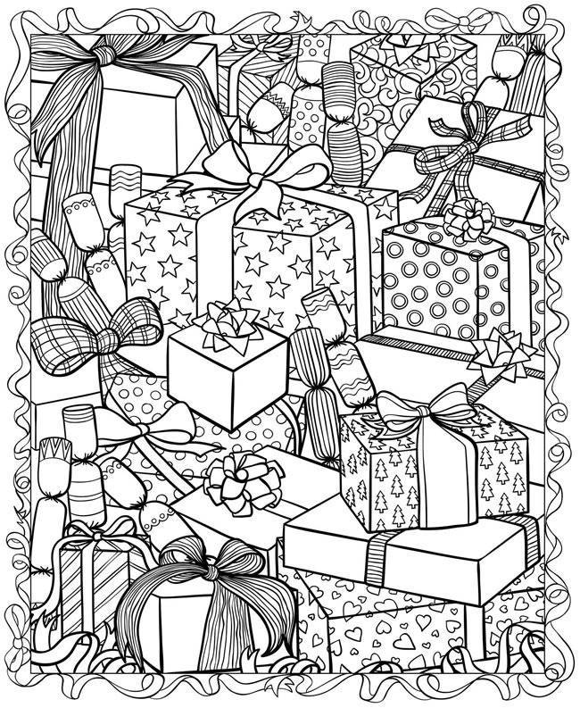 free printable xmas coloring pages