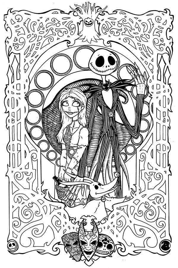 Fresh Jack Skellington Coloring Pages Free Printable Coloring Pages