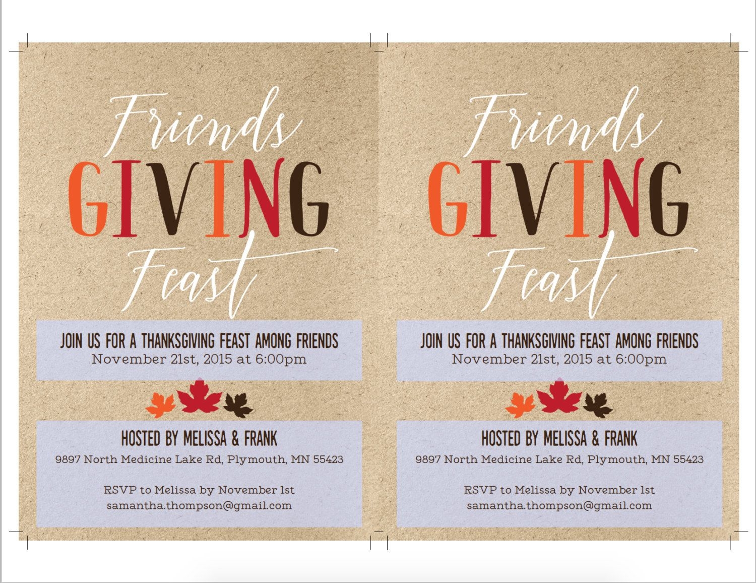friendsgiving invite template