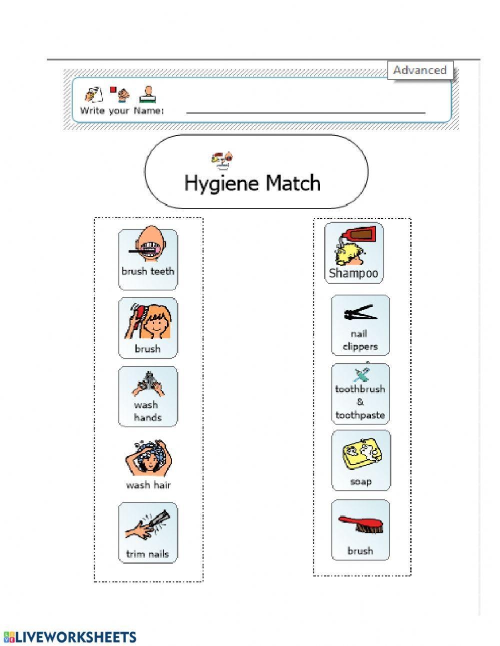 Fun And Engaging Cleanliness Worksheets For Nursery Students 