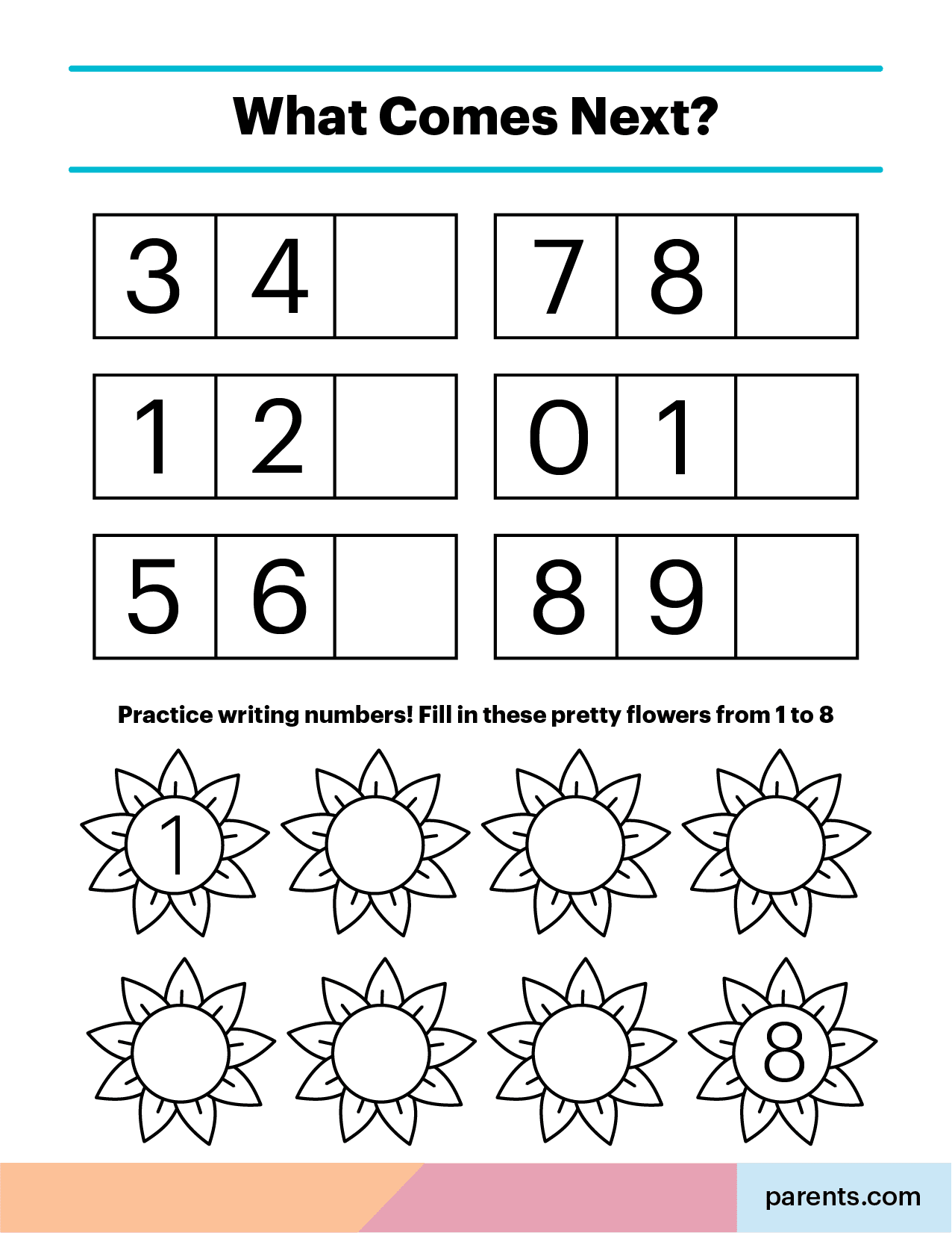 math worksheets for kindergarteners