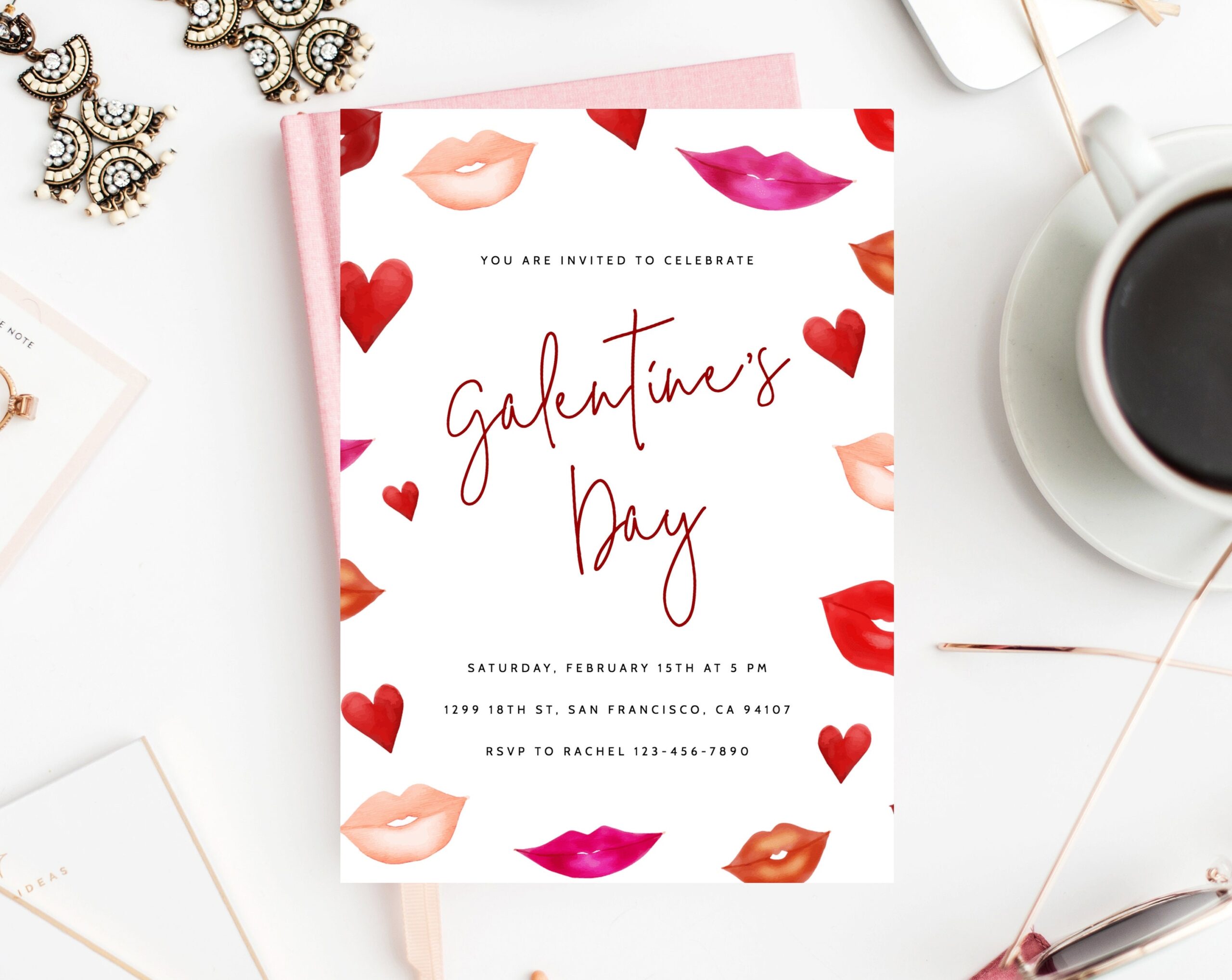 galentine invite template free